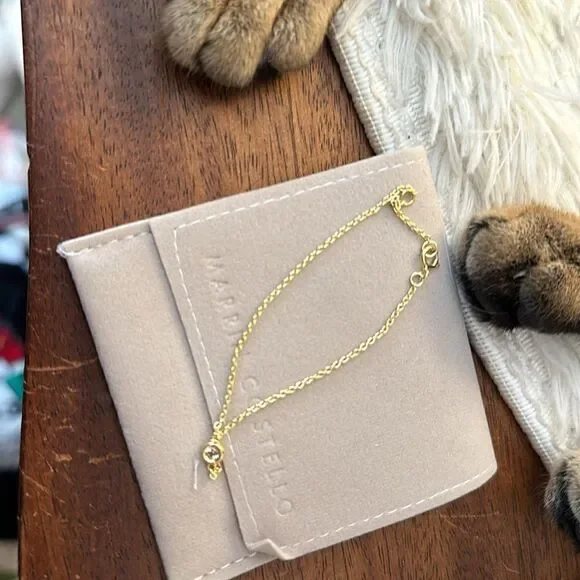 Marrin Costello Gold&Topaz Soleil Bracelet NWT - Picture 4 of 5